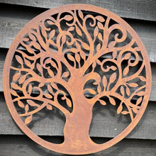 Load image into Gallery viewer, Rusty Tree Of Life Garden Decoration
