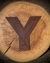 Load image into Gallery viewer, 12&quot; Rusty Fat Font Metal Letters A-Z 0-9.
