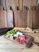Load image into Gallery viewer, Charcuterie Board / Chopping Board / Cheese Board / Rustic Antipasti Antipesto Board / Serving Board / Cutting Board
