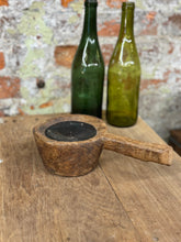Load image into Gallery viewer, Rustic Wooden Candle Holder / Church Candle Stand / Reclaimed Farmhouse Decor RR
