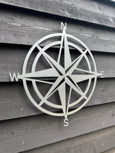 Load image into Gallery viewer, Galvanized Steel Compass Wall Decoration
