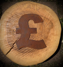 Load image into Gallery viewer, 12&quot; Rusty Fat Font Metal Letters A-Z 0-9.
