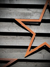Load image into Gallery viewer, 3 Large Rusty Metal barn STARS.
