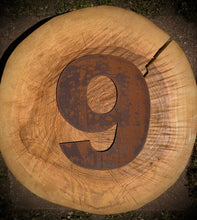 Load image into Gallery viewer, 12&quot; Rusty Fat Font Metal Letters A-Z 0-9.
