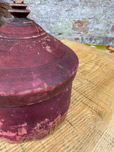 Load image into Gallery viewer, Vintage Tikka Box / Indian Red Box &amp; Lid / Trinket Jewellery Storage Container C
