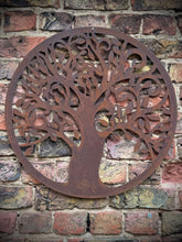 Load image into Gallery viewer, Rusty Tree Of Life Garden Decoration
