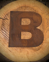 Load image into Gallery viewer, 5&quot; Fat Font Rusty Metal Letters A-Z 0-9
