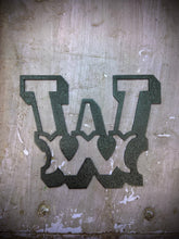 Load image into Gallery viewer, A-Z Rustic 5&quot; or 12&quot; Black Metal Carnival Letters.
