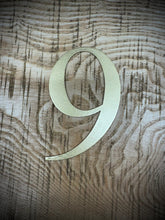 Load image into Gallery viewer, Distressed Gold 5&quot; or 12&quot; Classic Metal Letters, A-Z, 0-9

