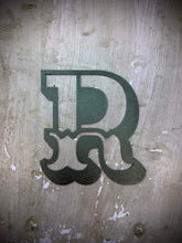 Load image into Gallery viewer, A-Z Rustic 5&quot; or 12&quot; Black Metal Carnival Letters.
