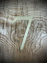 Load image into Gallery viewer, Distressed Gold 5&quot; or 12&quot; Classic Metal Letters, A-Z, 0-9
