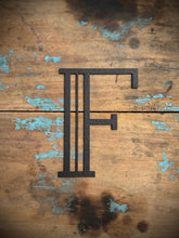 Load image into Gallery viewer, Black 5&quot; or 12&quot; Art Deco Metal Lettering A-Z 0-9
