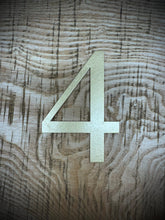 Load image into Gallery viewer, Distressed Gold 5&quot; or 12&quot; Classic Metal Letters, A-Z, 0-9
