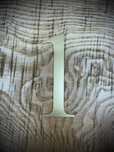 Load image into Gallery viewer, Distressed Gold 5&quot; or 12&quot; Classic Metal Letters, A-Z, 0-9
