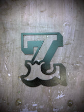 Load image into Gallery viewer, A-Z Rustic 5&quot; or 12&quot; Black Metal Carnival Letters.
