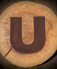 Load image into Gallery viewer, 5&quot; Fat Font Rusty Metal Letters A-Z 0-9
