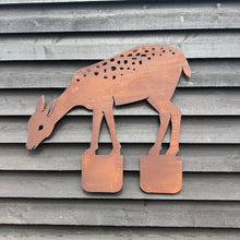 Load image into Gallery viewer, Rusty Metal Deer Garden Decoration
