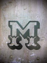 Load image into Gallery viewer, A-Z Rustic 5&quot; or 12&quot; Black Metal Carnival Letters.

