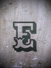 Load image into Gallery viewer, A-Z Rustic 5&quot; or 12&quot; Black Metal Carnival Letters.
