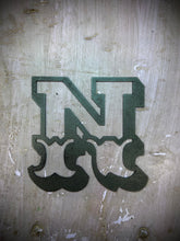 Load image into Gallery viewer, A-Z Rustic 5&quot; or 12&quot; Black Metal Carnival Letters.
