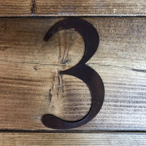 Classic Rusty Metal Letters 5" And 12" A-Z 0-9 Rustic Signs For The Home And Garden