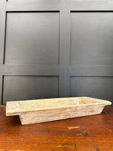 Load image into Gallery viewer, Rustic Wooden Serving Bowl / Fruit Bread Antipasti Cheese Board Tray
