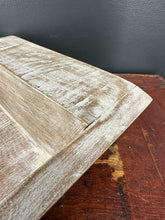 Load image into Gallery viewer, Rustic Wooden Serving Bowl / Fruit Bread Antipasti Cheese Board Tray
