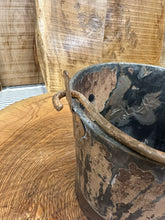 Load image into Gallery viewer, Vintage Small Mini Metal Bucket / Plant Pot / Herb Planter / Windowsill Pot
