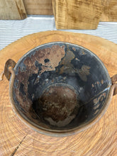 Load image into Gallery viewer, Vintage Small Mini Metal Bucket / Plant Pot / Herb Planter / Windowsill Pot
