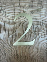 Load image into Gallery viewer, Distressed Gold 5&quot; or 12&quot; Classic Metal Letters, A-Z, 0-9

