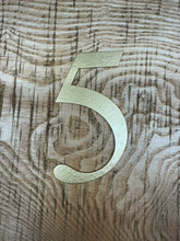 Load image into Gallery viewer, Distressed Gold 5&quot; or 12&quot; Classic Metal Letters, A-Z, 0-9
