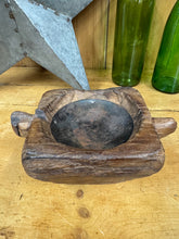 Load image into Gallery viewer, Rustic Wooden Candle Holder / Church Candle Holder / Reclaimed Farmhouse Decor (H)
