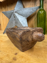 Load image into Gallery viewer, Rustic Wooden Candle Holder / Church Candle Holder / Reclaimed Farmhouse Decor (H)
