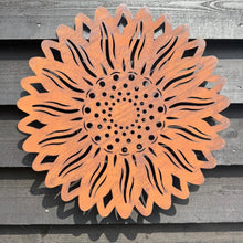 Load image into Gallery viewer, Large Rusty Metal Sunflower Garden Decoration
