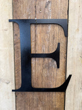 Load image into Gallery viewer, Rustic 5&quot; or 12&quot; Black Metal Classic Letters For  The Home And Garden
