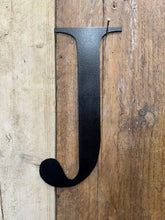 Load image into Gallery viewer, Rustic 5&quot; or 12&quot; Black Metal Classic Letters For  The Home And Garden
