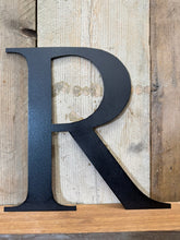 Load image into Gallery viewer, Rustic 5&quot; or 12&quot; Black Metal Classic Letters For  The Home And Garden
