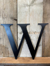 Load image into Gallery viewer, Rustic 5&quot; or 12&quot; Black Metal Classic Letters For  The Home And Garden
