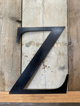 Load image into Gallery viewer, Rustic 5&quot; or 12&quot; Black Metal Classic Letters For  The Home And Garden
