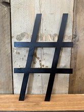 Load image into Gallery viewer, Rustic 5&quot; or 12&quot; Black Metal Classic Letters For  The Home And Garden
