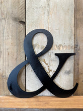 Load image into Gallery viewer, Rustic 5&quot; or 12&quot; Black Metal Classic Letters For  The Home And Garden

