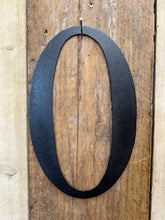 Load image into Gallery viewer, Rustic 5&quot; or 12&quot; Black Metal Classic Letters For  The Home And Garden
