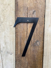 Load image into Gallery viewer, Rustic 5&quot; or 12&quot; Black Metal Classic Letters For  The Home And Garden
