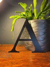 Load image into Gallery viewer, Rustic 5&quot; or 12&quot; Black Metal Classic Letters For  The Home And Garden

