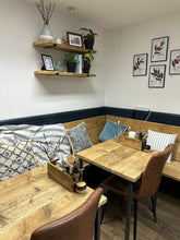 Load image into Gallery viewer, Commercial Scaffold Board &amp; Steel Cafe / Pub / Bar / Restaurant Table
