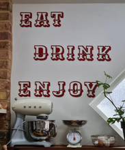Load image into Gallery viewer, 5&quot; and 12&quot; Metal Coloured Carnival Letters
