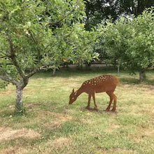 Load image into Gallery viewer, Rusty Metal Deer Garden Decoration

