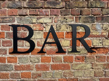 Load image into Gallery viewer, Rustic 5&quot; or 12&quot; Black Metal Classic Letters For  The Home And Garden
