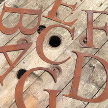Load image into Gallery viewer, Classic Rusty Metal Letters 5&quot; And 12&quot; A-Z 0-9 Rustic Signs For The Home And Garden
