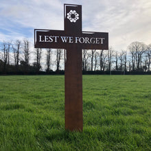 Load image into Gallery viewer, Large Lest We Forget Garden Decoration

